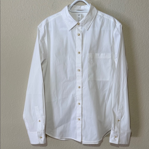 Lululemon Relaxed-Fit Cotton-Blend Poplin Button-Down Shirt - Picture 5 of 8